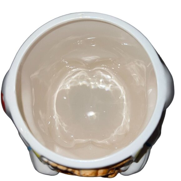 New Vintage‎ Cookie Jar Made in Japan Ceramic Clown Hat Bow Tie Ruffled Collar - Picture 12 of 14